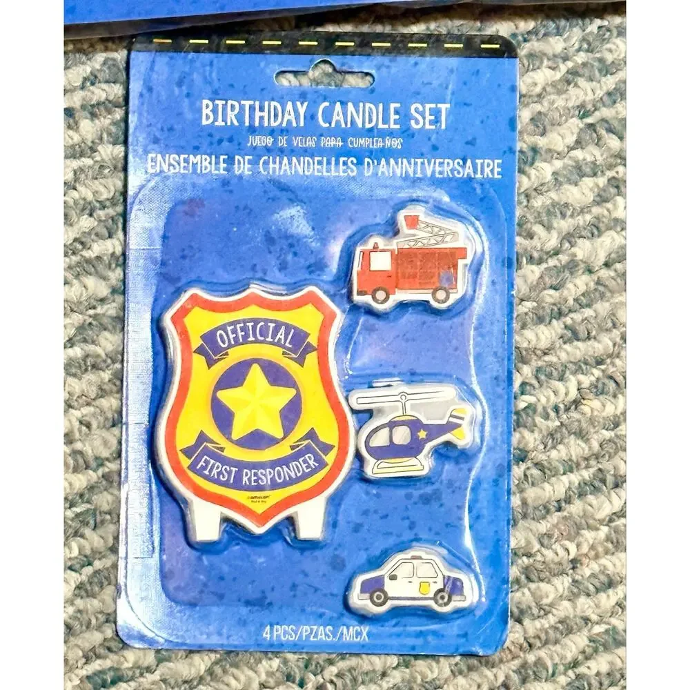 First Responders themed party decorations